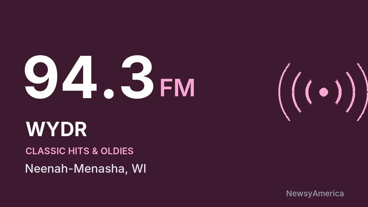 WYDR 94.3 FM – Neenah-Menasha