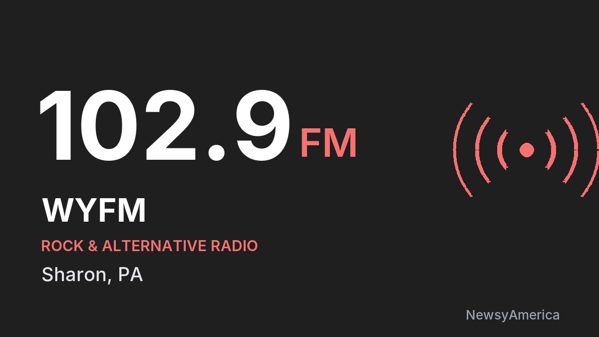 WYFM 102.9 FM – Sharon