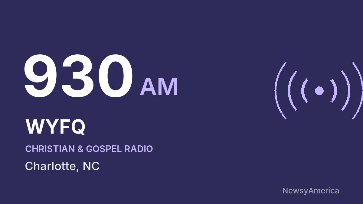 WYFQ 930 AM – Charlotte