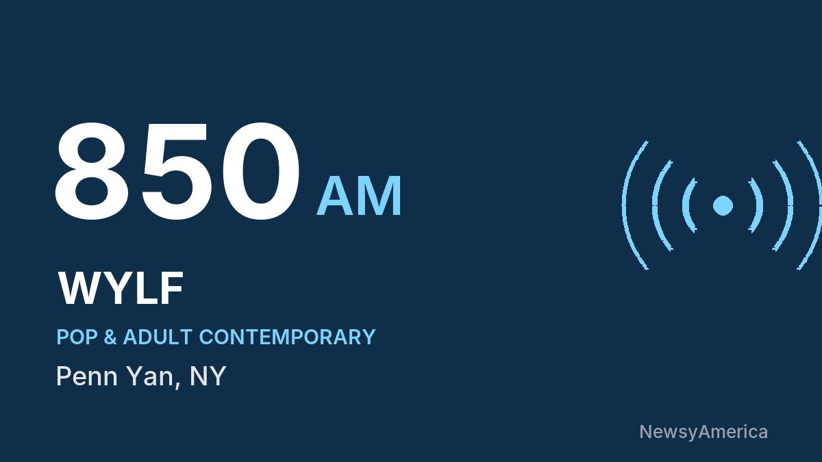 WYLF 850 AM – Penn Yan