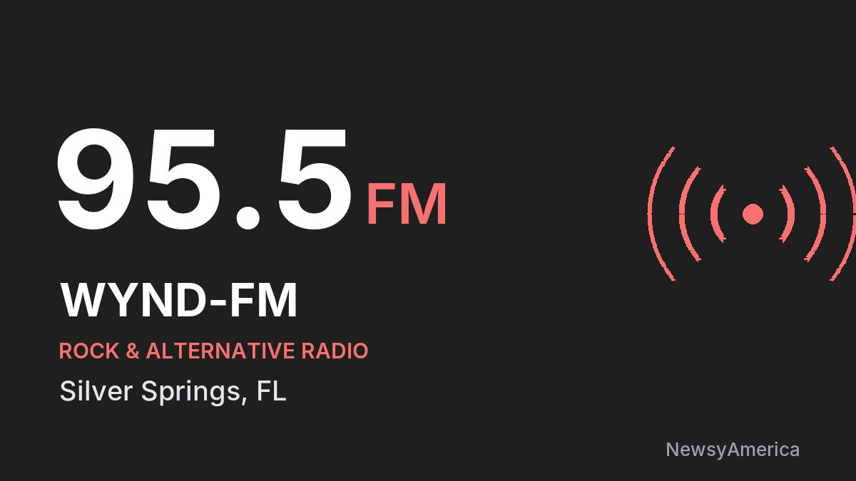 WYND-FM 95.5 FM – Silver Springs