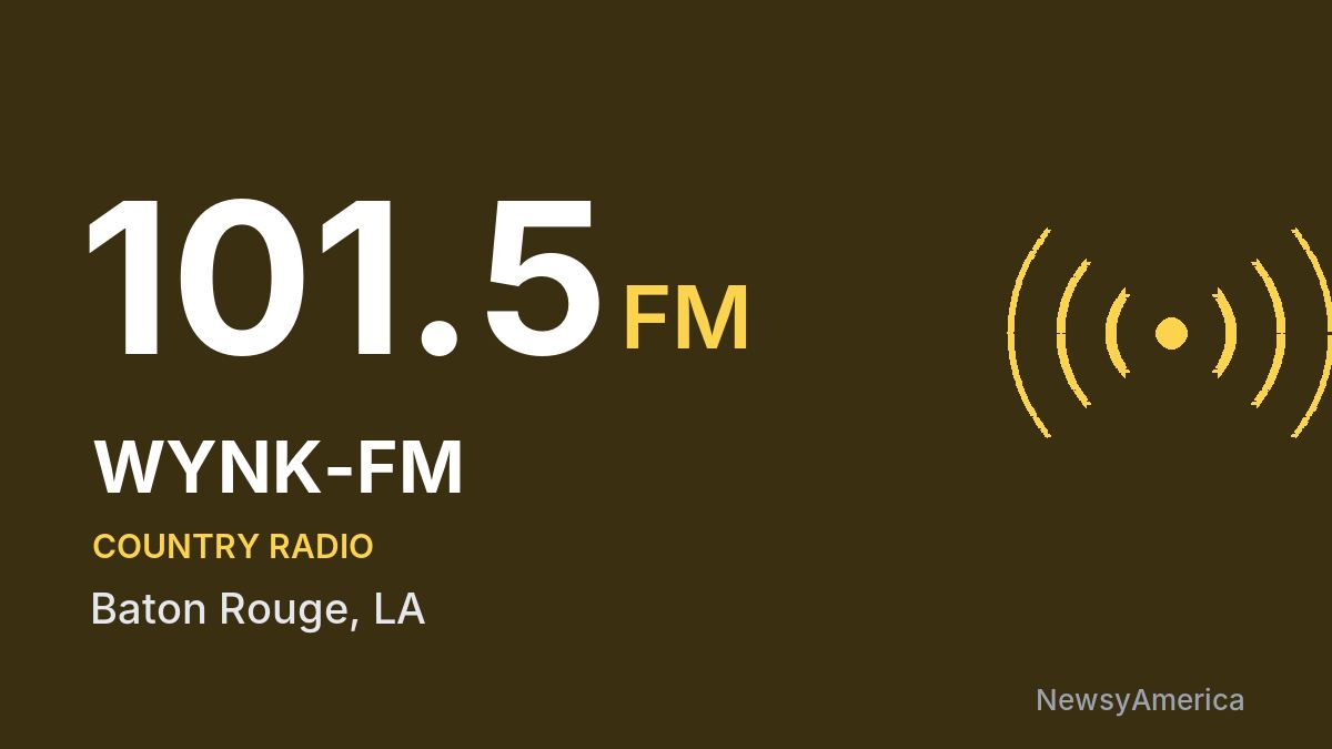 WYNK-FM 101.5 FM – Baton Rouge