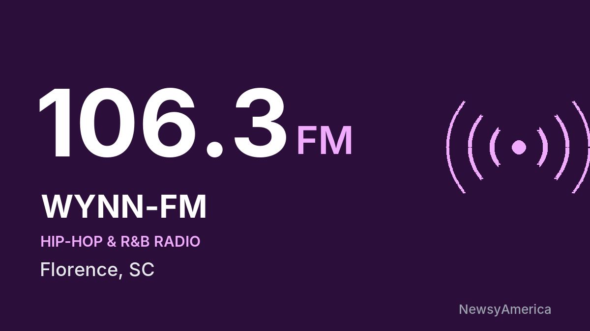 WYNN-FM 106.3 FM – Florence