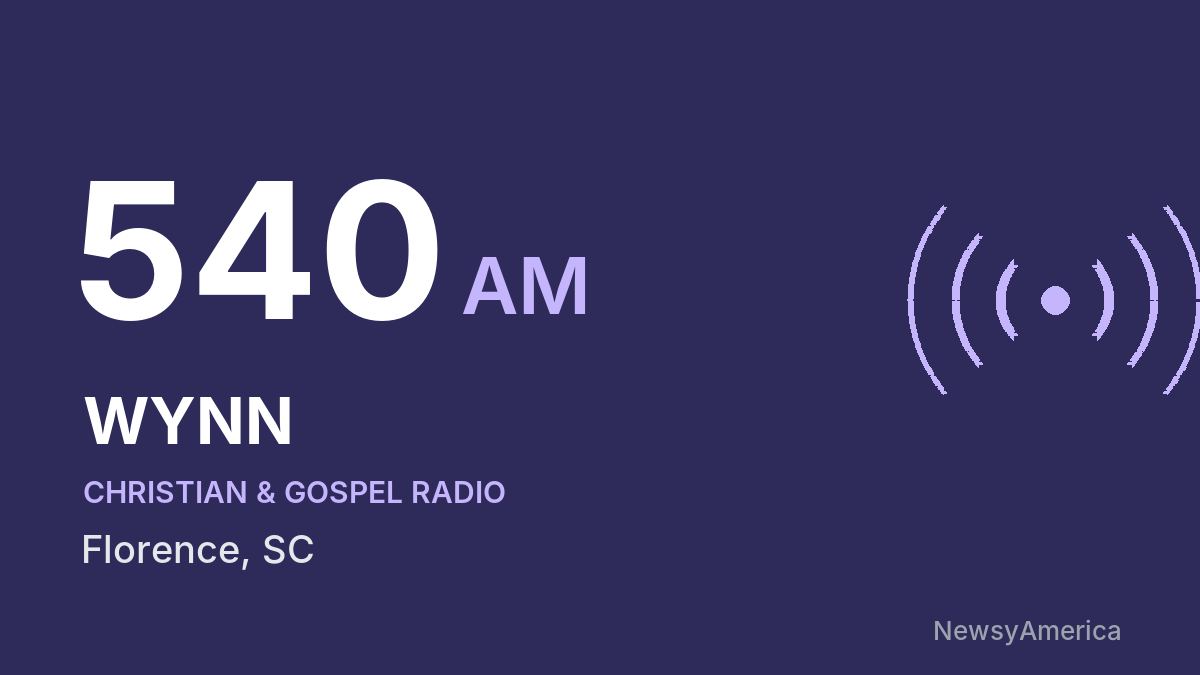 WYNN 540 AM – Florence