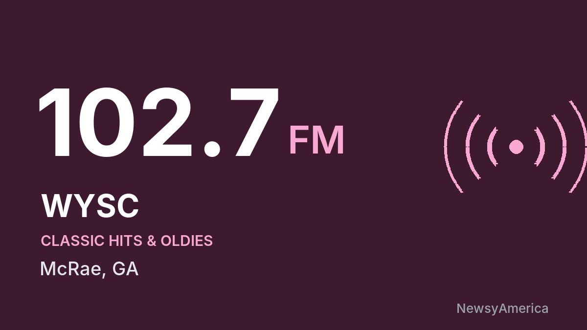 WYSC 102.7 FM – McRae