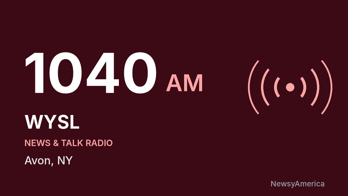 WYSL 1040 AM – Avon