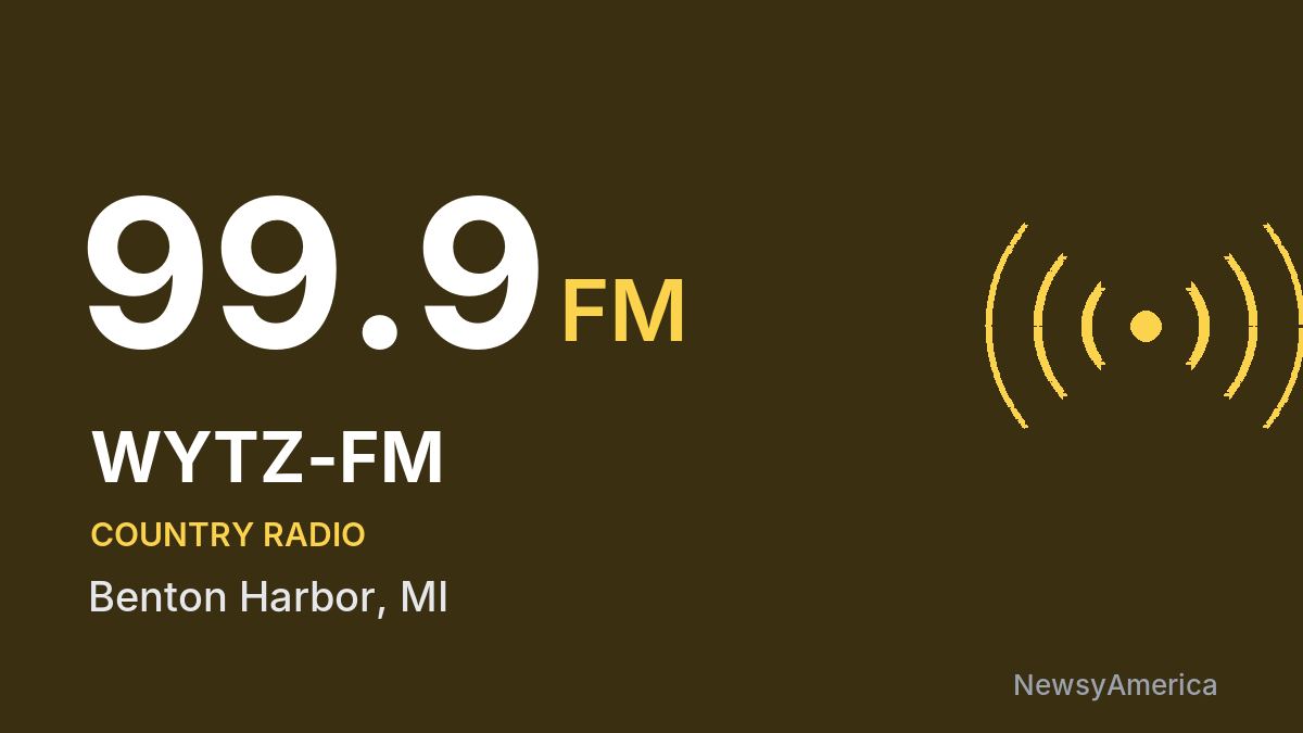 WYTZ-FM 99.9 FM – Benton Harbor