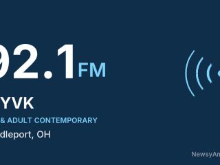 WYVK 92.1 FM, Middleport, OH