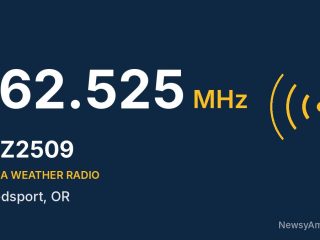 WZ2509 NOAA Weather Radio 162.525 MHz, Reedsport, OR