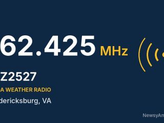 WZ2527 NOAA Weather Radio 162.425 MHz, Fredericksburg, VA