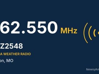 WZ2548 NOAA Weather Radio 162.550 MHz, Eldon, MO
