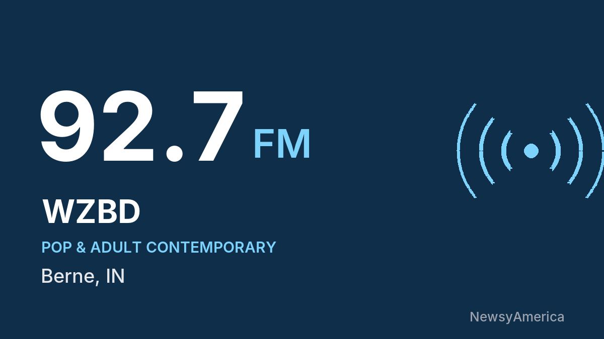 WZBD 92.7 FM – Berne