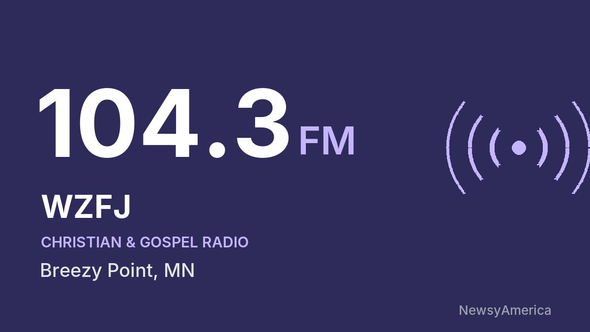 WZFJ 104.3 FM – Breezy Point