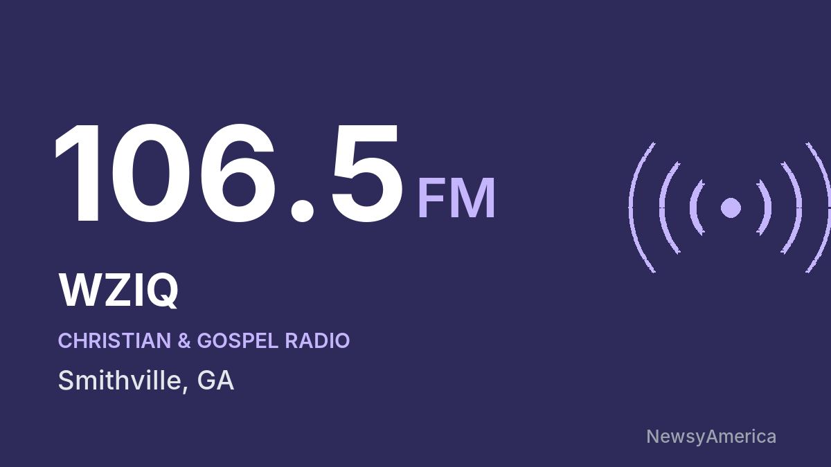 WZIQ 106.5 FM – Smithville