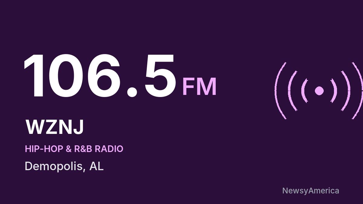 WZNJ 106.5 FM – Demopolis
