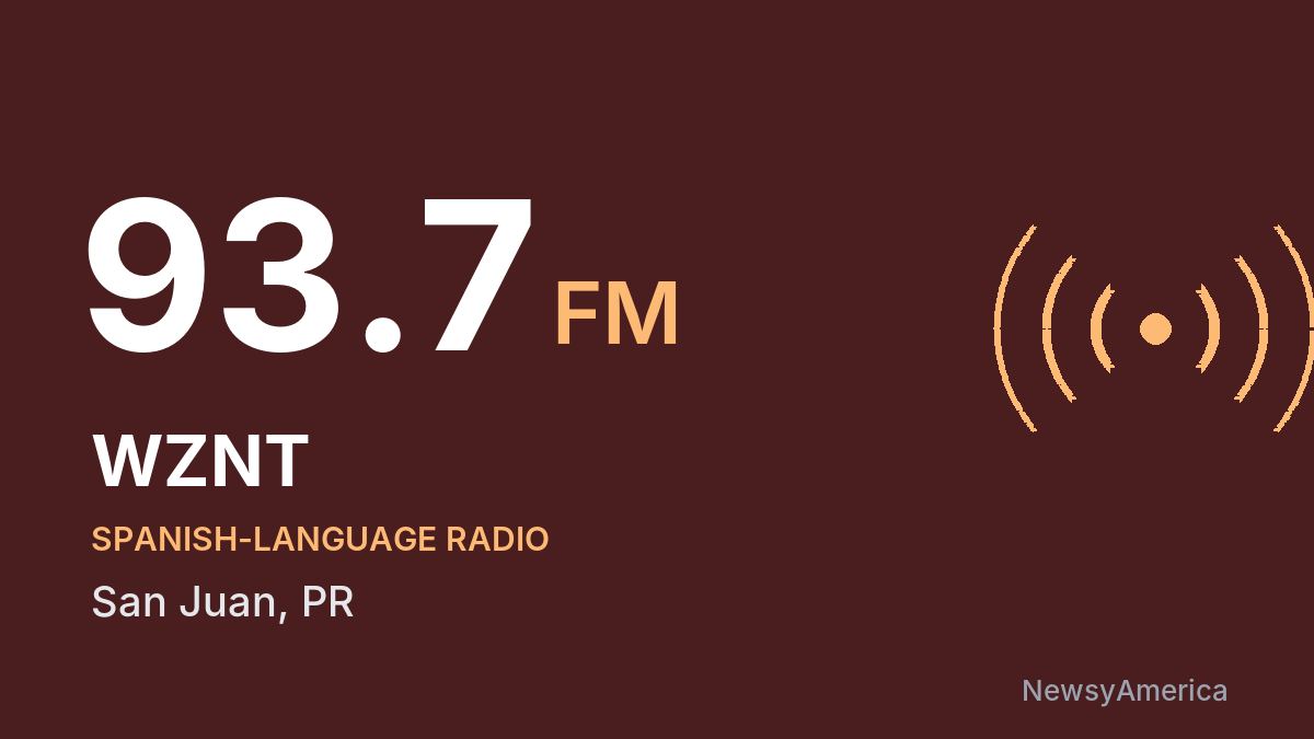 WZNT 93.7 FM – San Juan
