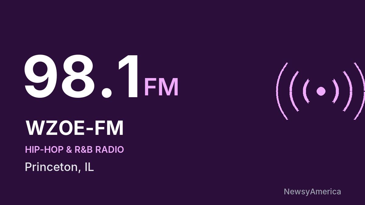 WZOE-FM 98.1 FM – Princeton