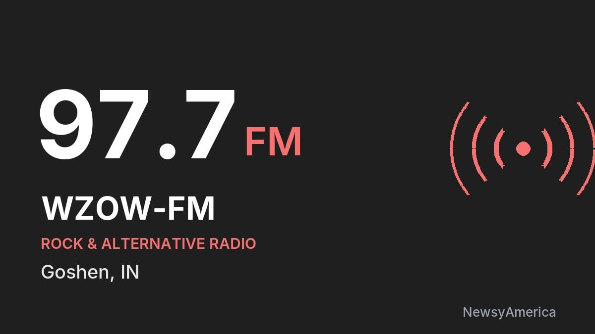 WZOW-FM 97.7 FM – Goshen