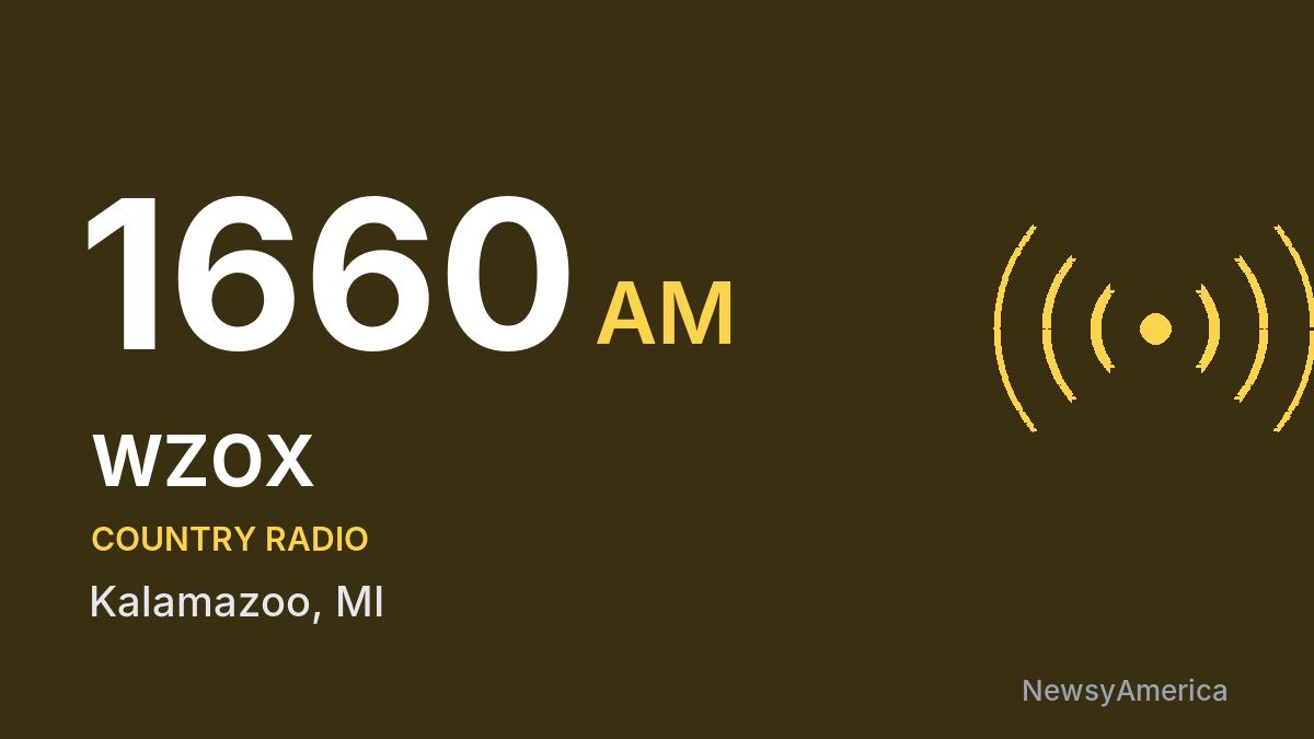 WZOX 1660 AM – Kalamazoo