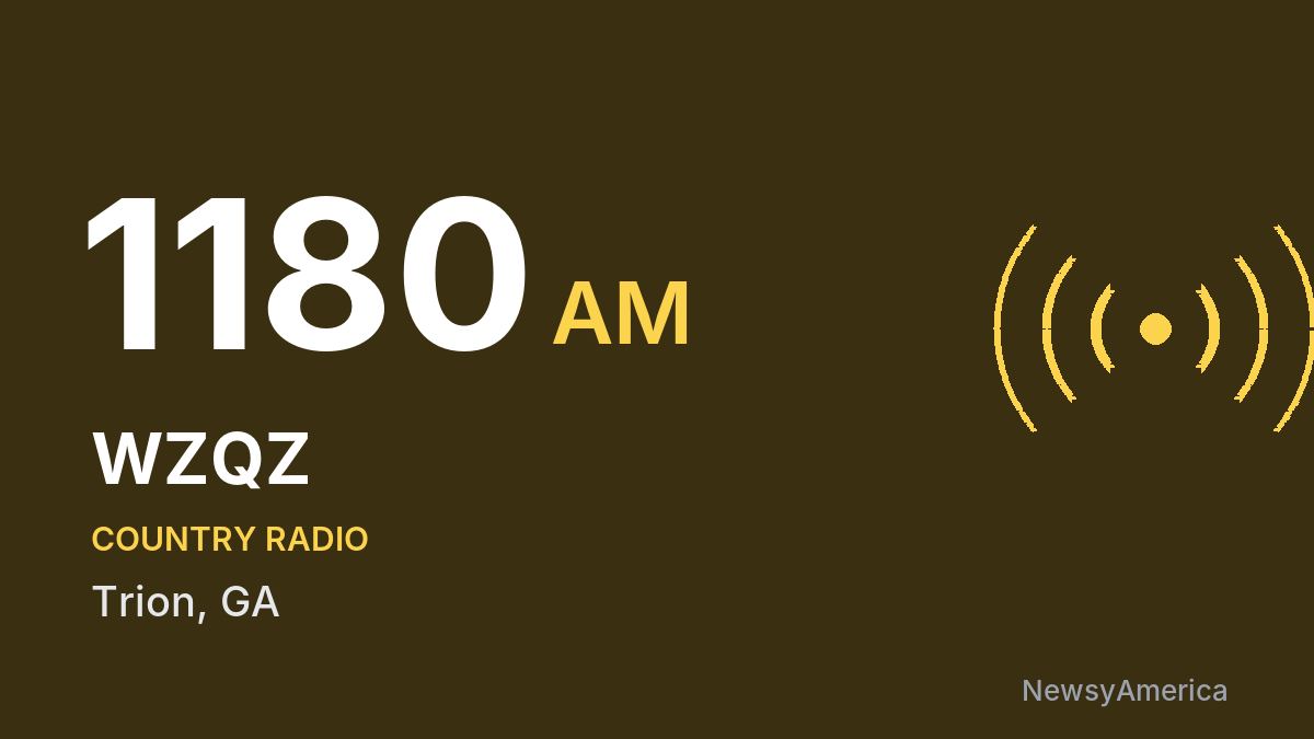 WZQZ 1180 AM – Trion