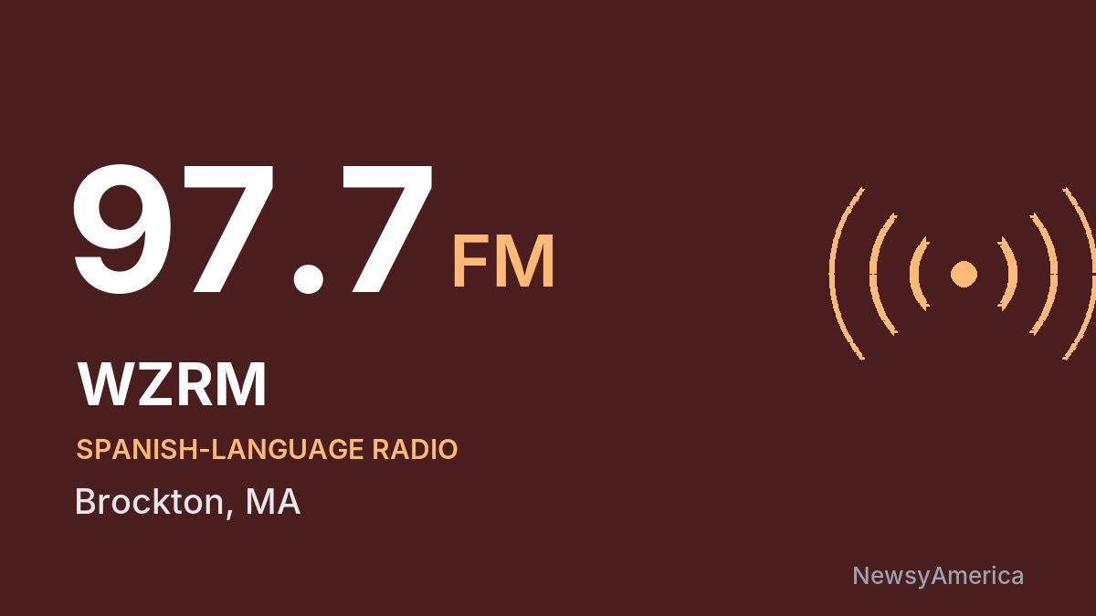 WZRM 97.7 FM – Brockton