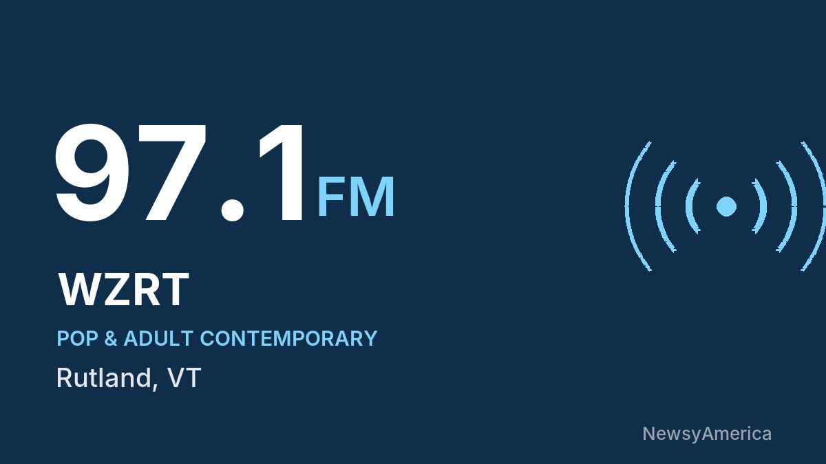 WZRT 97.1 FM – Rutland