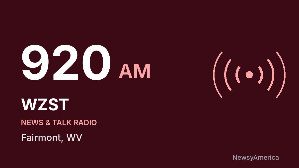 WZST 920 AM – Fairmont