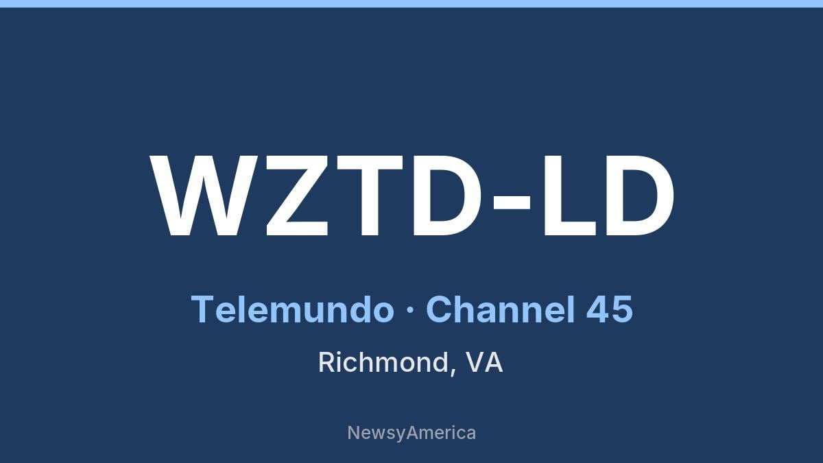 WZTD-LD – Telemundo 45 Richmond