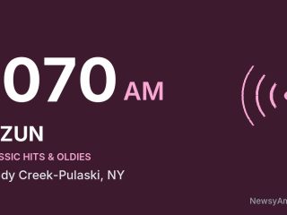 WZUN 1070 AM, Sandy Creek-Pulaski, NY