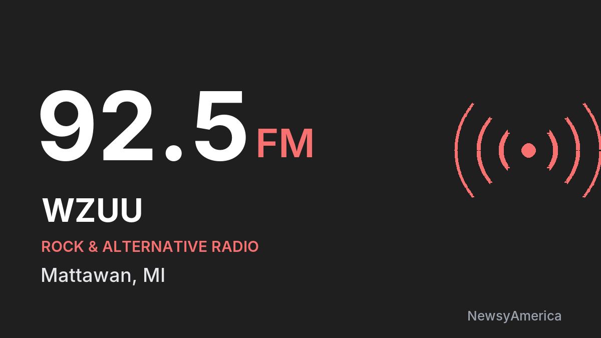 WZUU 92.5 FM – Mattawan