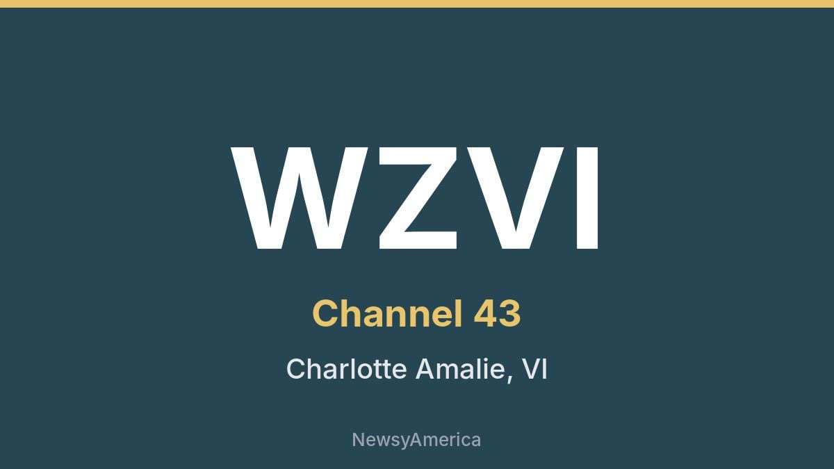 WZVI – Channel 43 Charlotte Amalie