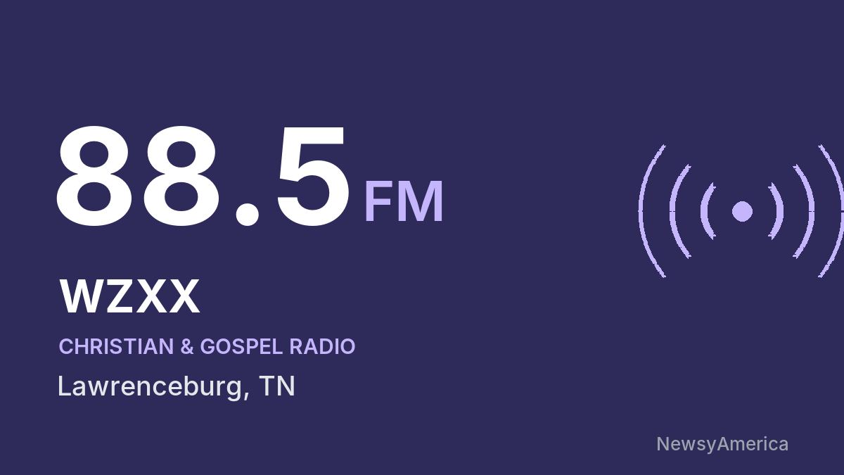 WZXX 88.5 FM – Lawrenceburg