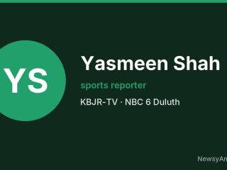 Yasmeen Shah, sports reporter, KBJR-TV