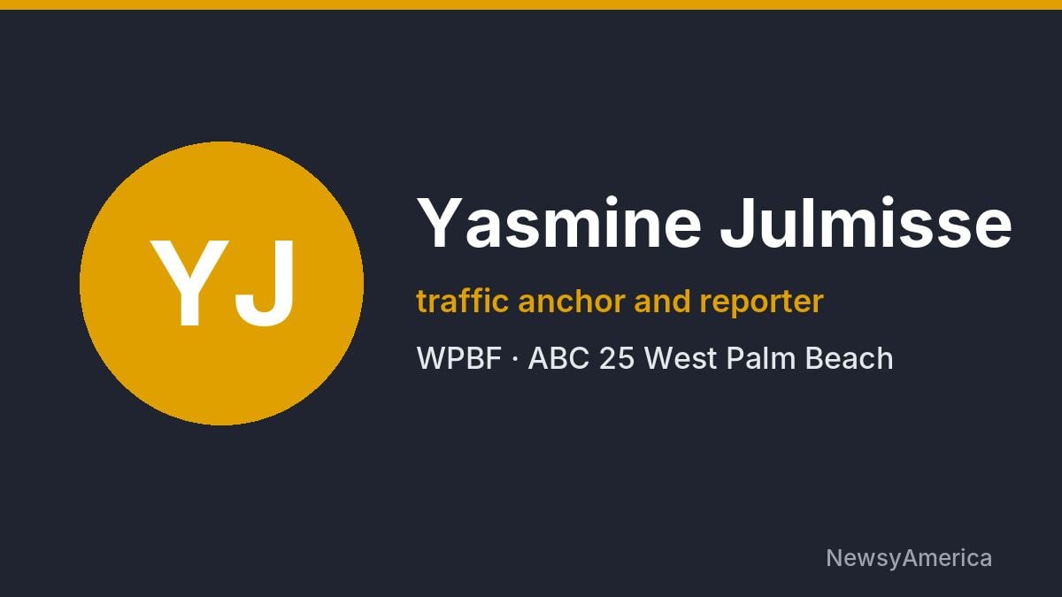 Yasmine Julmisse – WPBF, West Palm Beach