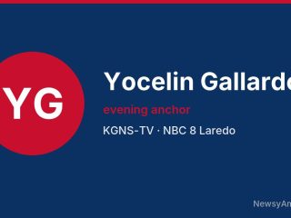 Yocelin Gallardo, evening anchor, KGNS-TV