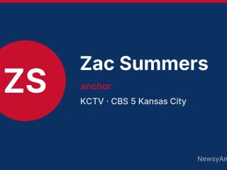 Zac Summers, anchor, KCTV