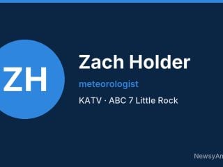 Zach Holder, meteorologist, KATV