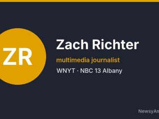 Zach Richter, multimedia journalist, WNYT