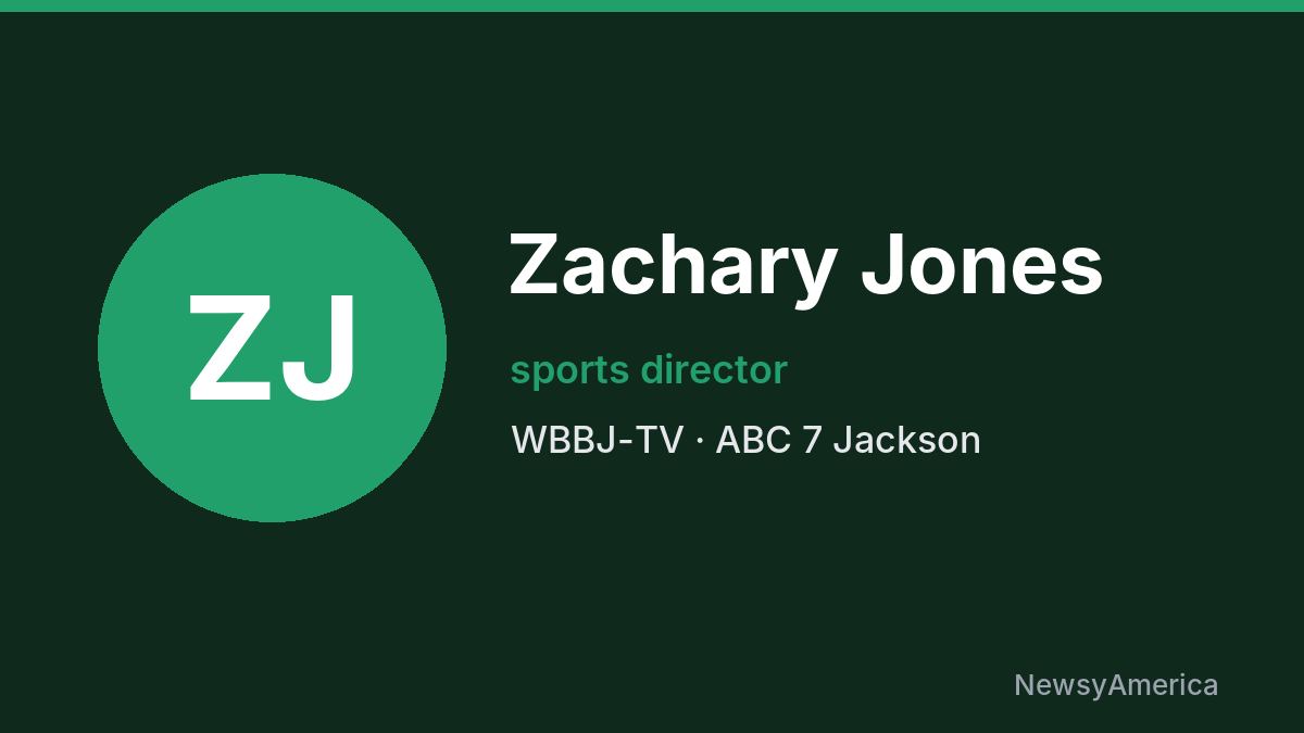 Zachary Jones – WBBJ-TV, Jackson
