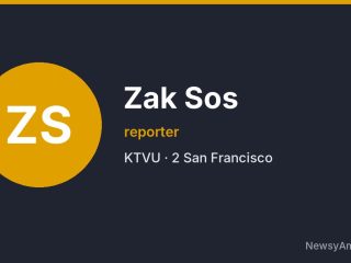 Zak Sos, reporter, KTVU