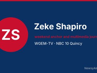 Zeke Shapiro, weekend anchor and multimedia journalist, WGEM-TV