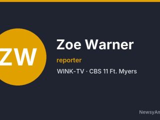 Zoe Warner, reporter, WINK-TV