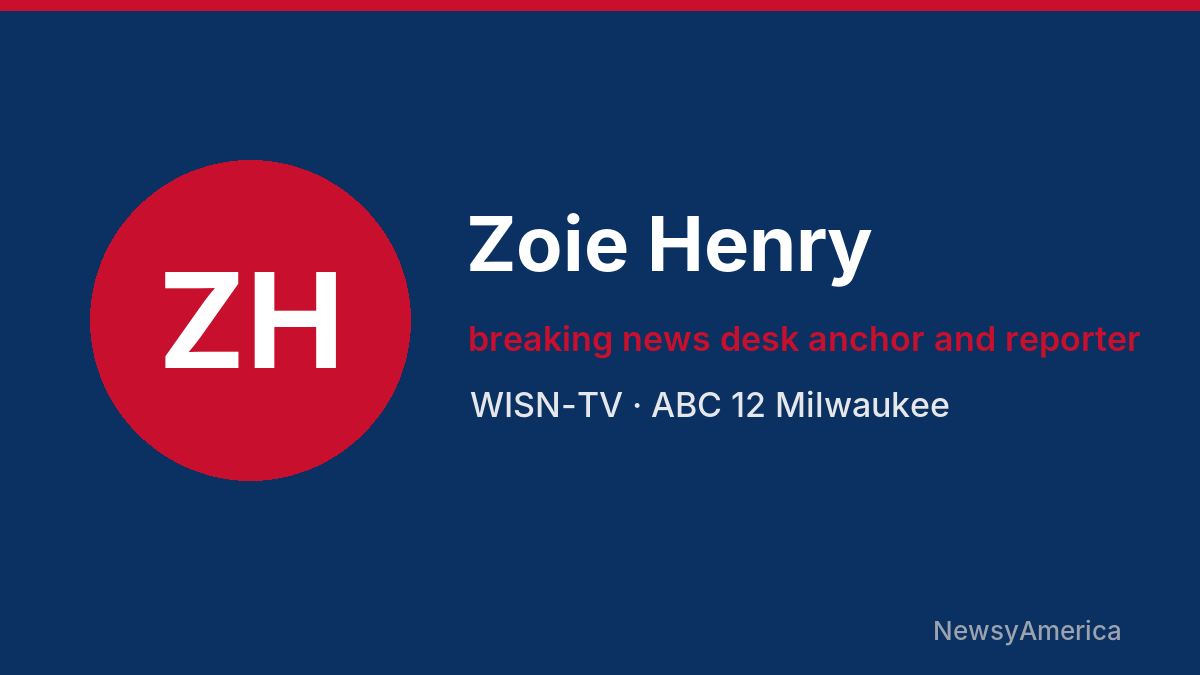 Zoie Henry – WISN-TV, Milwaukee